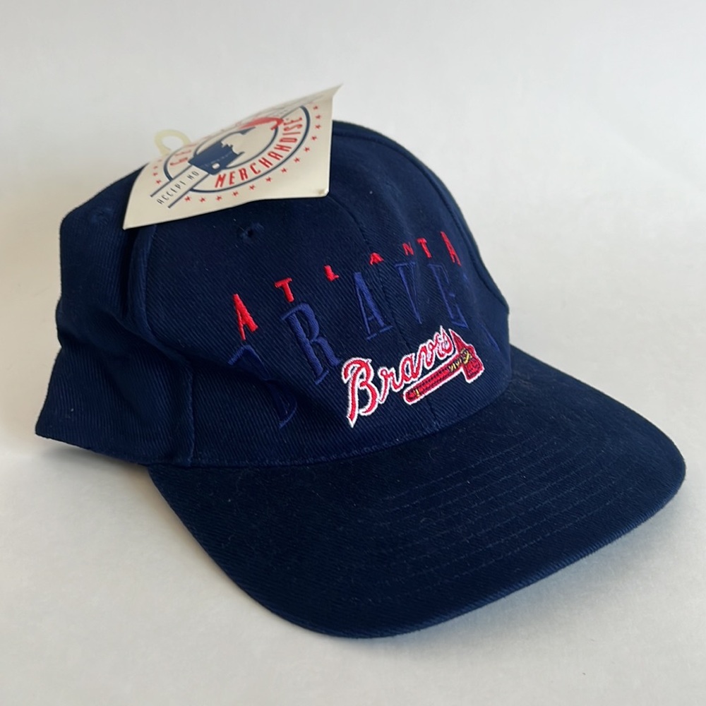 Vintage Atlanta Braves Strapback Hat / NEW